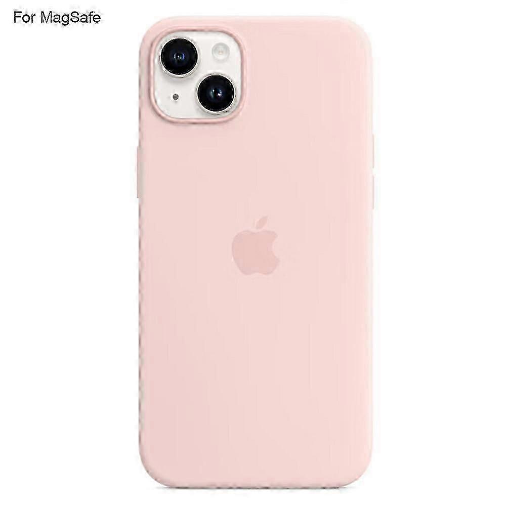 ​For iPhone 14 Liquid Silicone Case With MagSafe Compatibility Protective Cover With PopSocket​