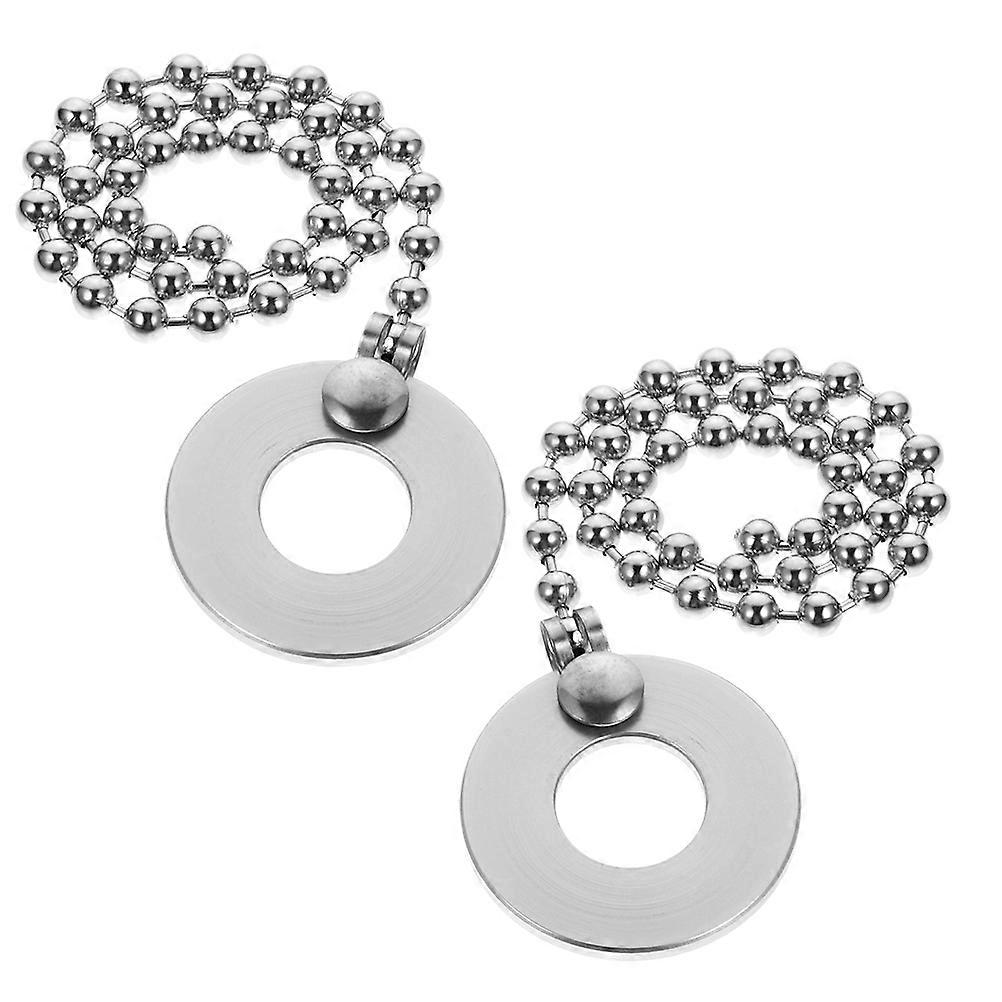 Sizzle Cymbal Chain For Live Shows With Adjustable Length And Enhanced Playing Experience For Drummers In Silver 2Pcs