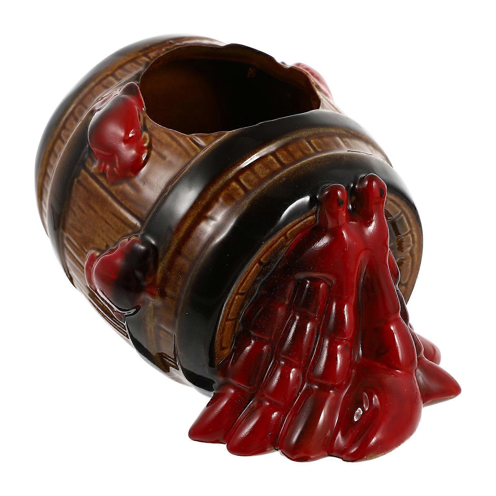 Assorted Color Ceramic Cocktail Cup 1Pcs Hermit Crab Drinking Wine Cup