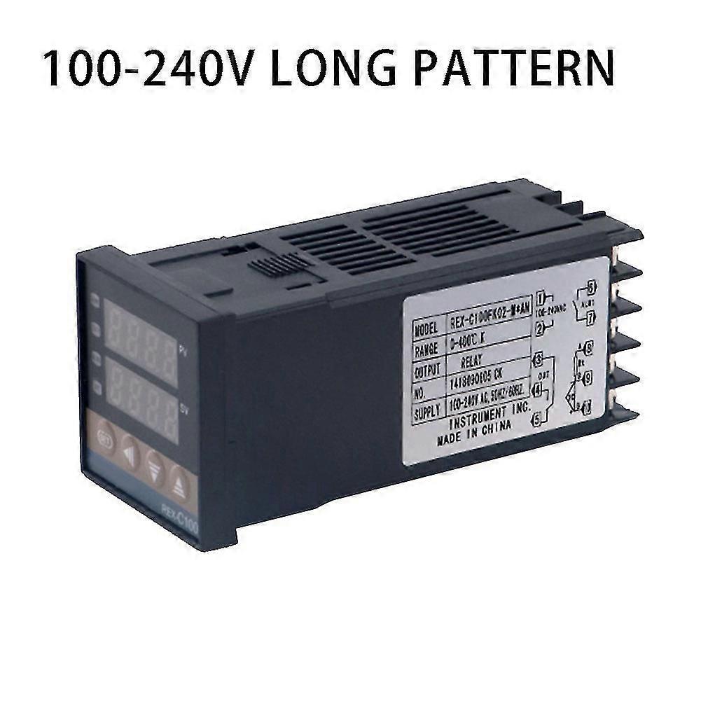 Rex-c100 100-240v جهاز التحكم في درجة الحرارة الرقمية الذكية K ترموستات الحرارية