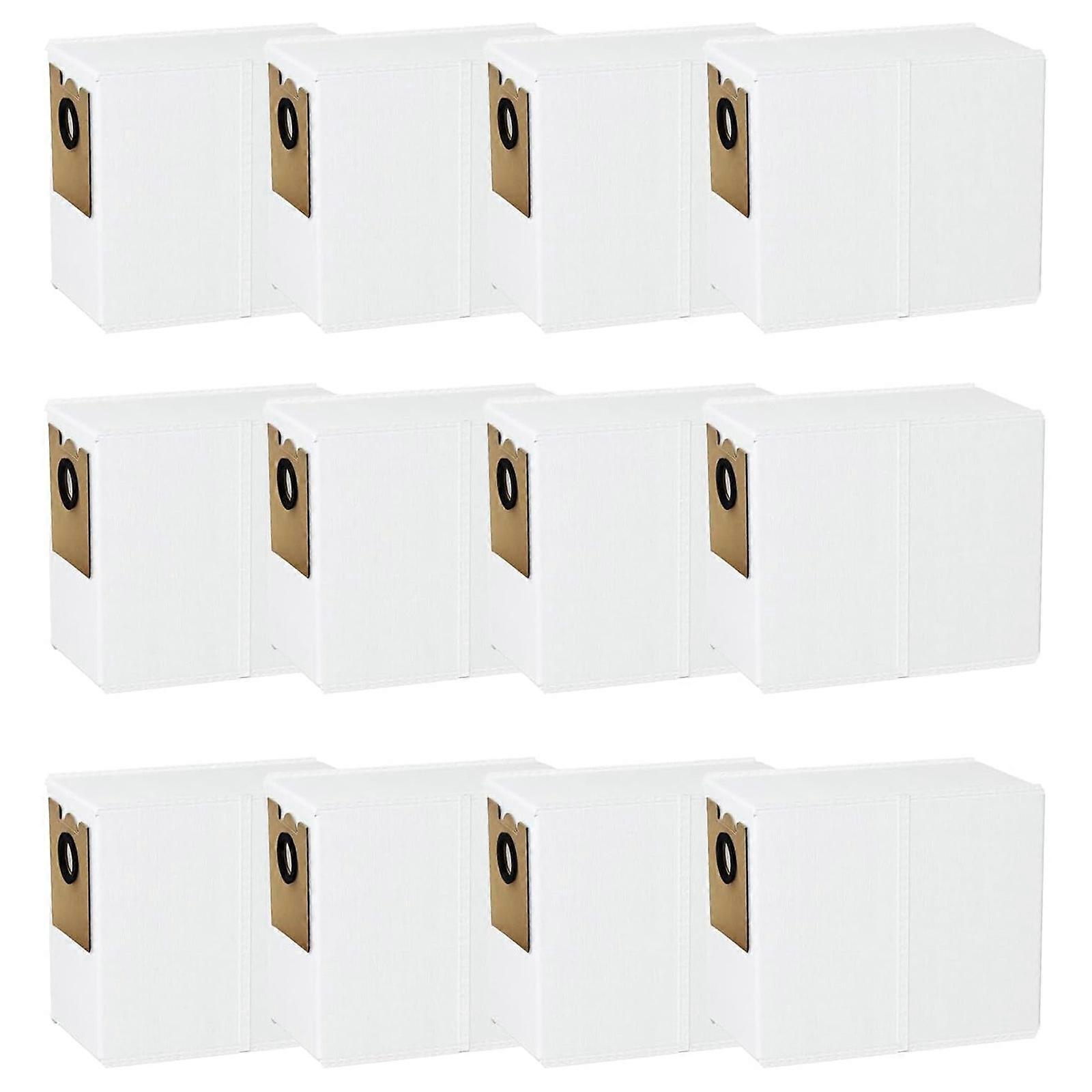 12 Pack High Capacity Vacuum Cleaner Dust Bag Replacement Fabric Texture for Various Model Long Lasting Performances Multicolor
