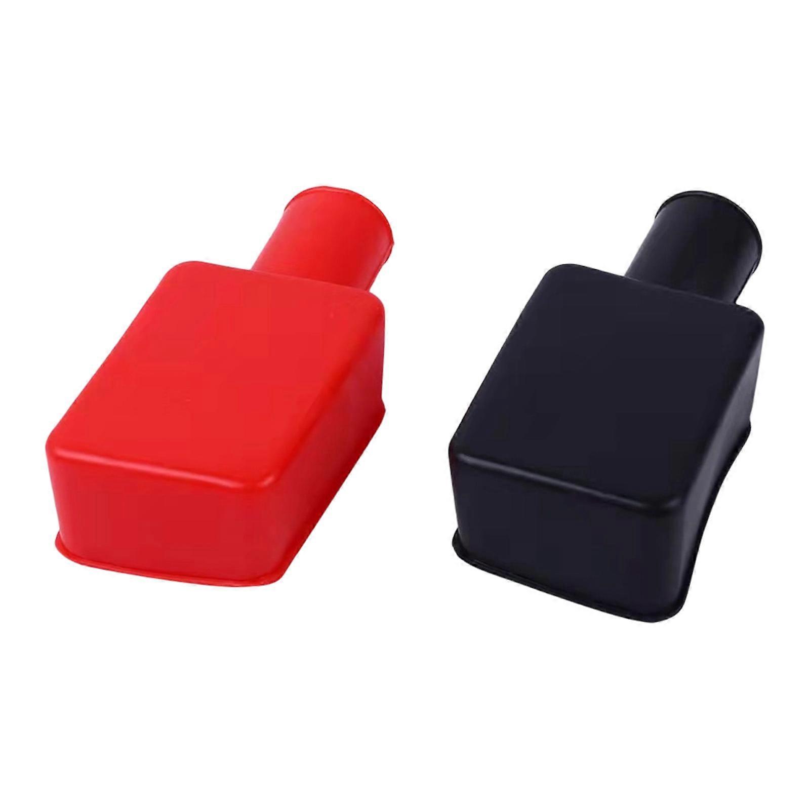 Universal Battery Terminal Insulator Covers Heavy Duty Dustproof Protection Easy to Use for Vehicle Electrical Systems Multicolor
