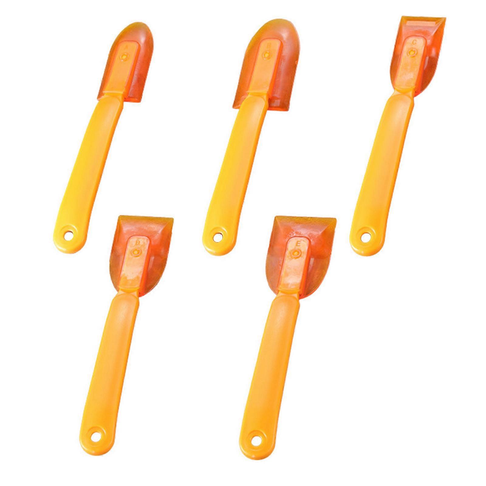 Multiple Surfaces Rubber Scraping Tool Ergonomic Grip ABS Construction Efficient Grout Removal For Stone Aluminum Multicolor