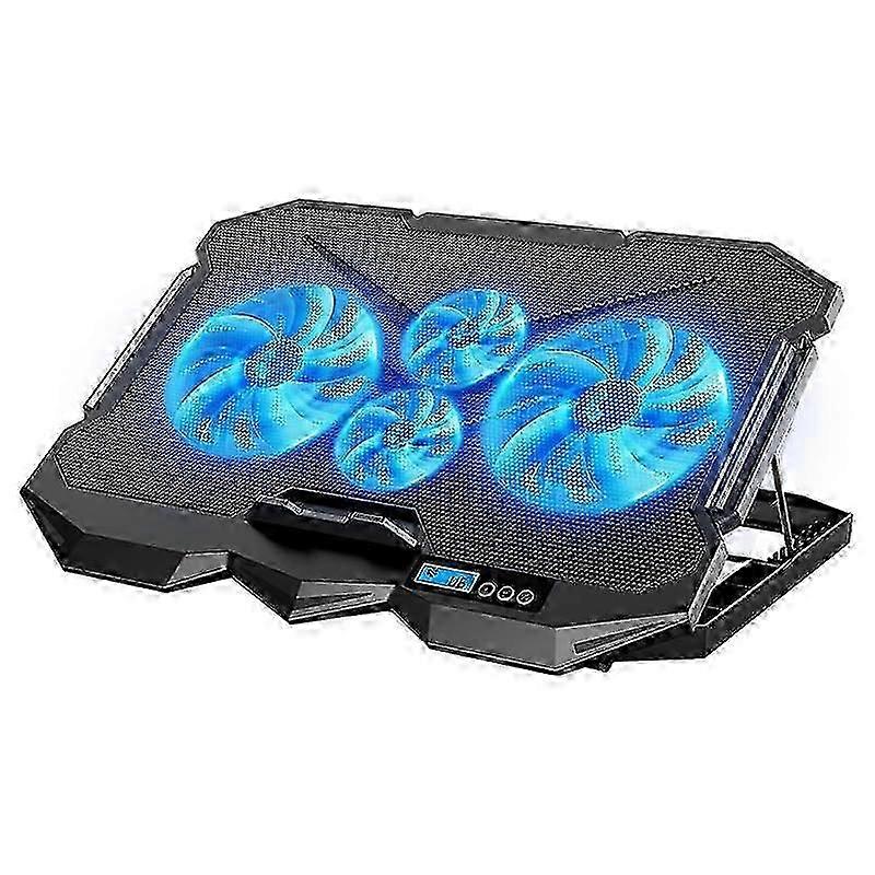 Laptop Cooling pad for Dell piron 7573 Gaming laptops, Laptop Cooler with 4 Fans, LCD Display Screen, 4 Height, 2 USB-A Port Laptop Stand 25