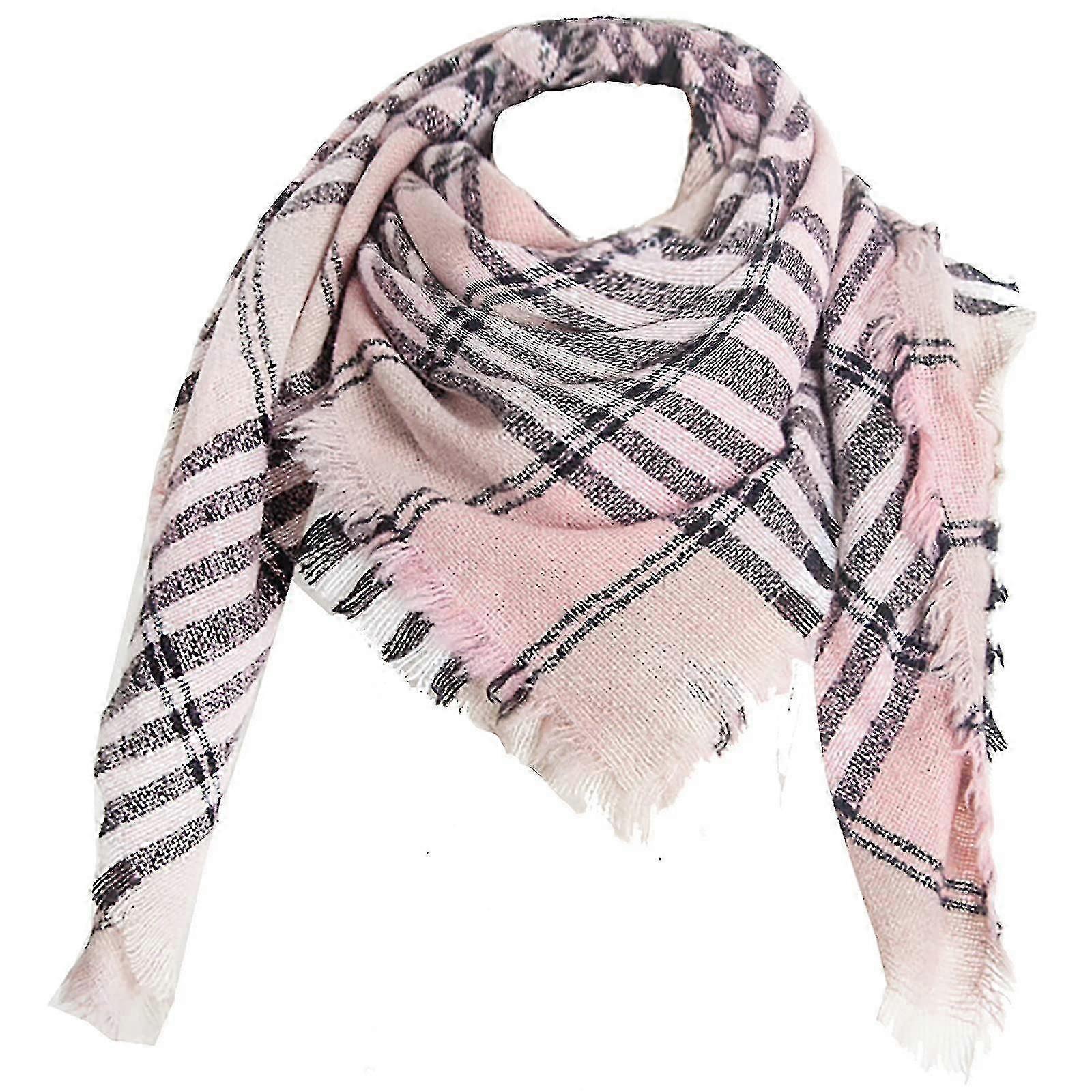 Lenço de Inspeção Elegante de Outono e Inverno Leve e Macio Fluindo bd