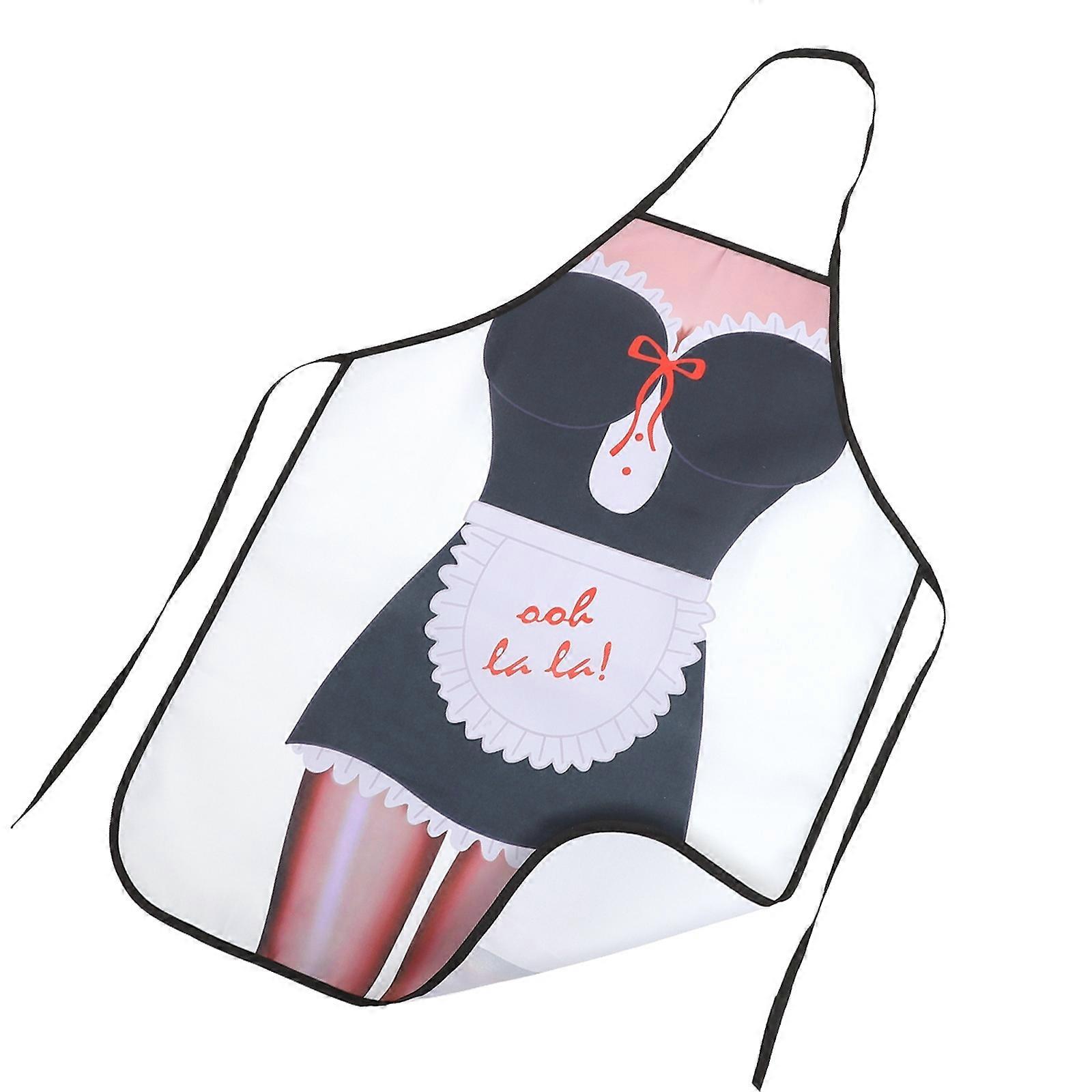 Burning Barbecue Apron for Cooking Use with Multi Colors 1 Piece
