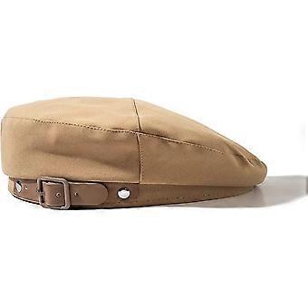 Beret Hats For Women Girls Solid Color Simple French Artist Leather Beret Cap