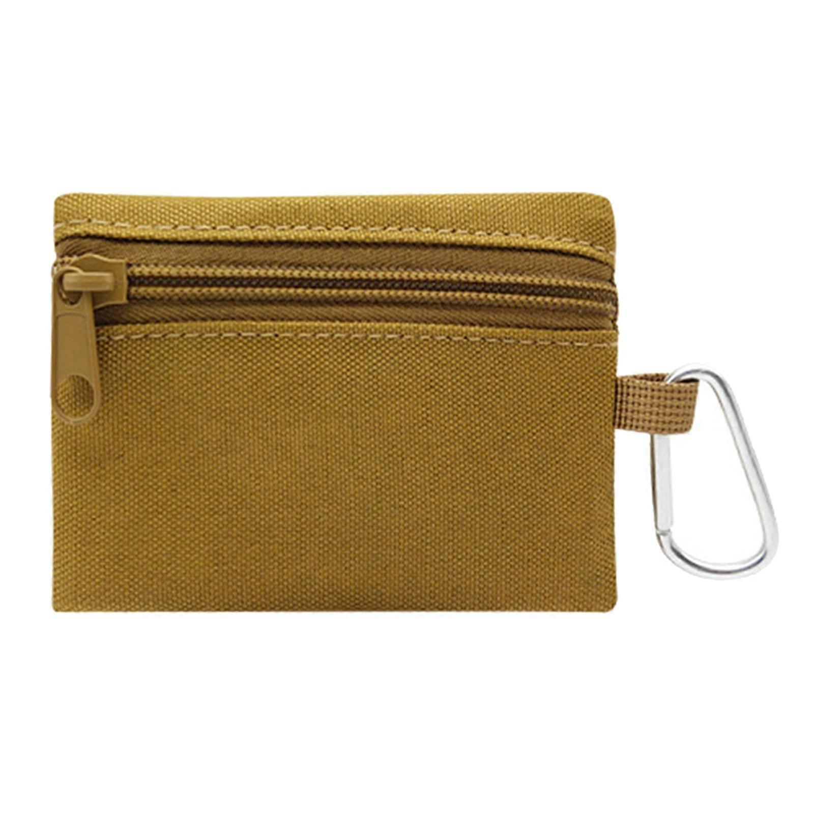 Waterproof Storage Organizer Bag For Hiking Camping Multiple Colors Available Secure Attachment Clip Included  Khaki