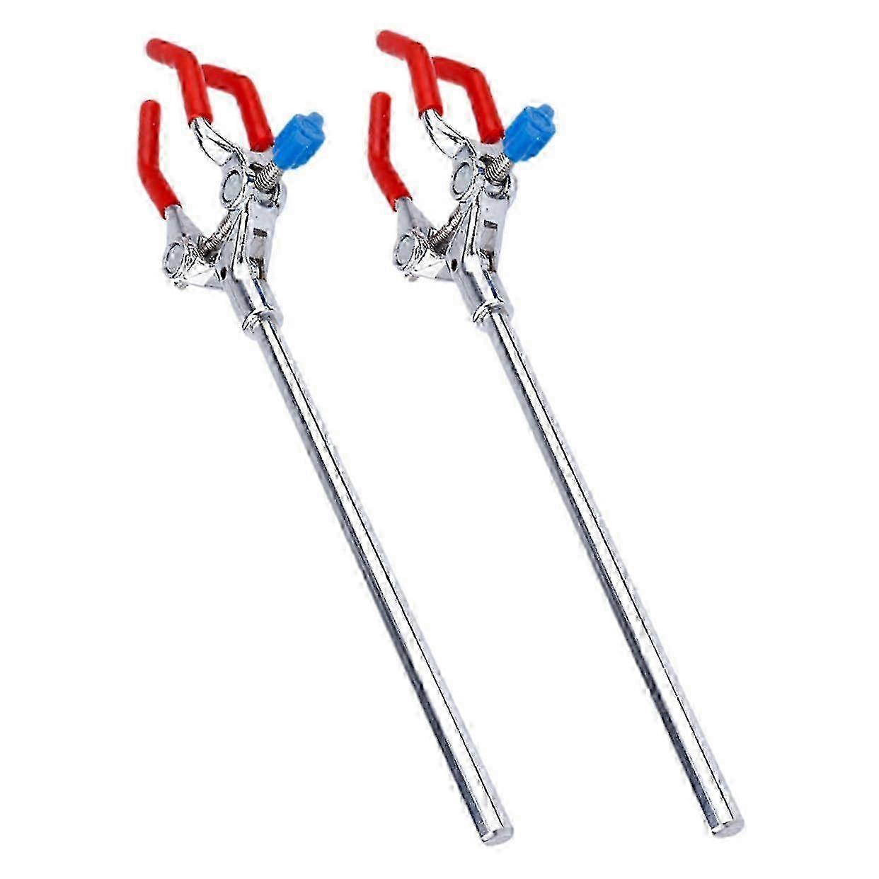 2025 Adjustable Clamp for Lab Glassware 2pcs Flask Clamp Metal Flask Holder for Laboratory Use