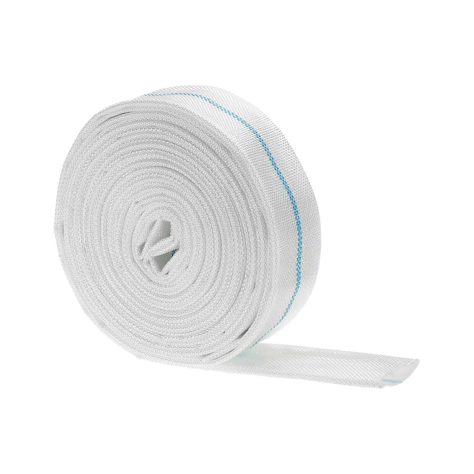 1' ID 25ft PVC Water Hose for Pool Backwash, Durable Reinforced Lay Flat Discharge Design