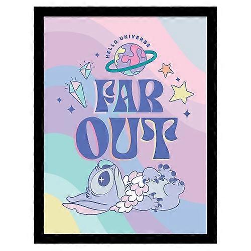 Lilo & Stitch Planetary Far Out Framed Poster