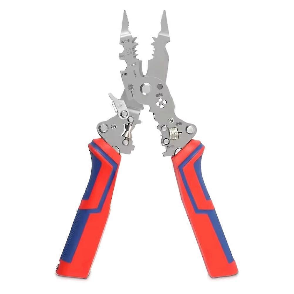 9 in 1 Wire Strippers with Electricity Measurement Function,Upgrade Multifunctional Wire Stripper,for Stripping,Crimping