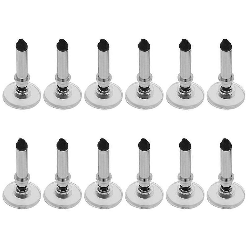 12Pcs Universal Tip Capacitive Stylus Touch Screen Pen Nibs Silicone Replacement Pencil Tip for Tablet Mobile Phone