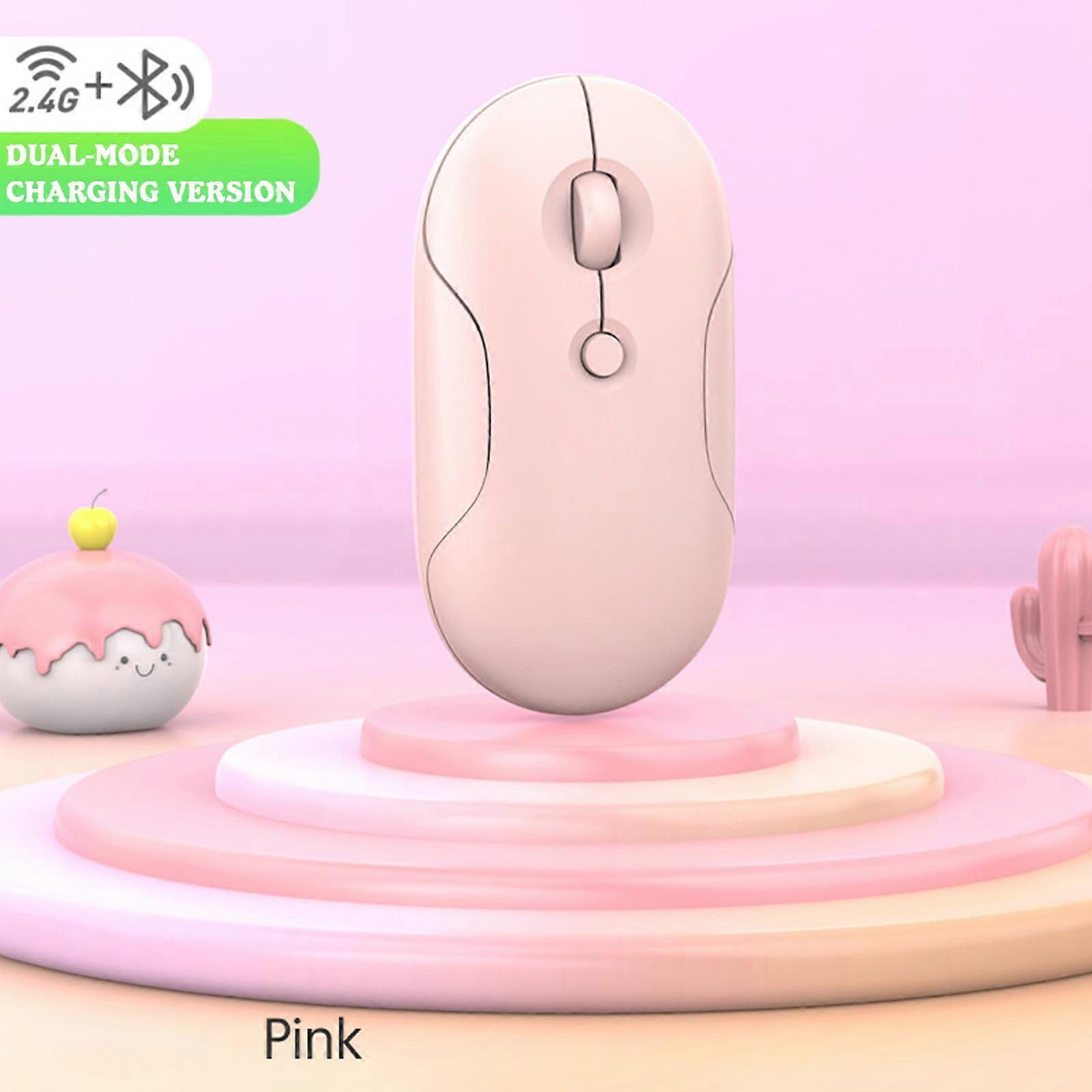 Rechargeable Wireless Mouse, Small and Portable for Business Office (rechargeable Bluetooth-mode), Mouse