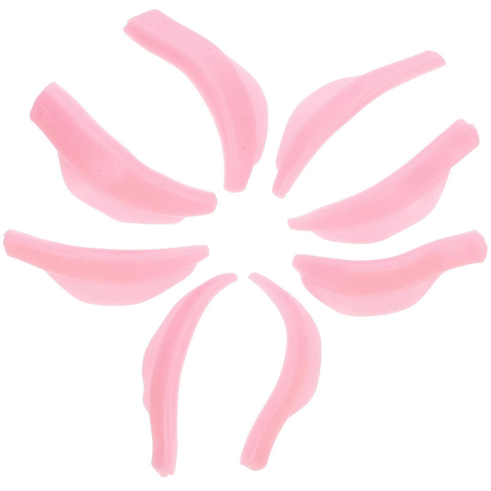 Lash Separator Tool Silicone Eyelash Perm Pads for Makeup Use 4Pairs