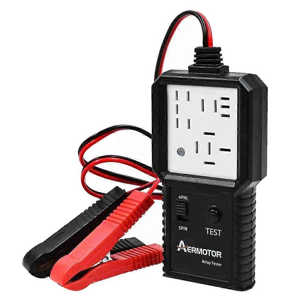AERMOTOR Universal 12V-24V Car Relay Tester Electronic Car Relay Tester Car Battery Checker Alternator Analyzer Diagnostic Tool