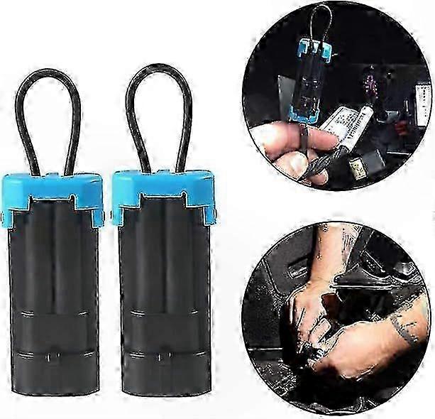 2PCS Seat Belt Bypass Harness for UTV Vehicles - Compatible with Polaris RZR Ranger 570-1000 XP Models