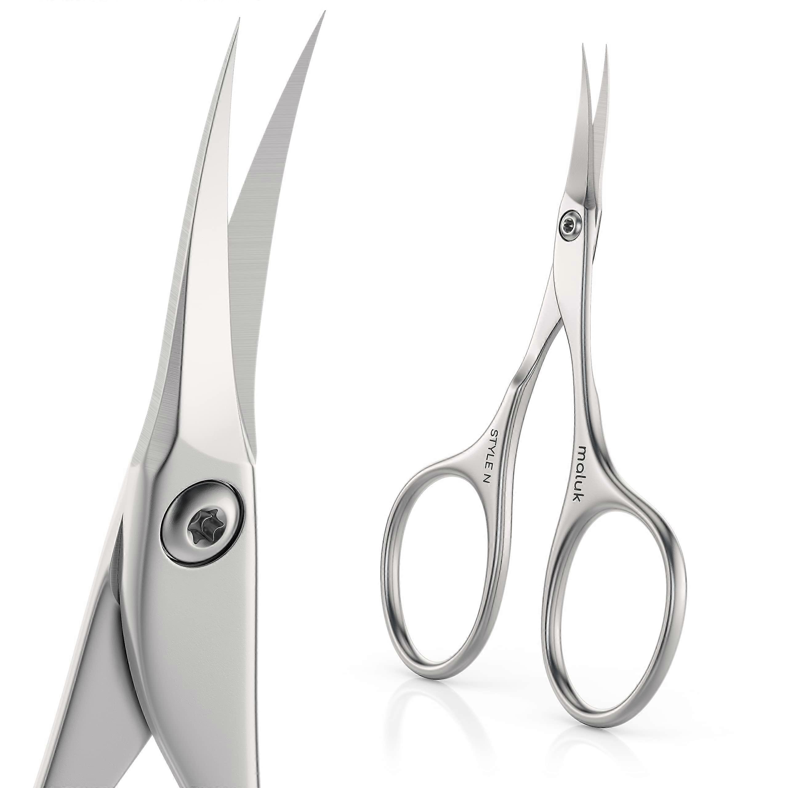 Professional Cuticle Scissors Style N with Precision Finepoint Blades and Ergonomic Comfortable Grip
