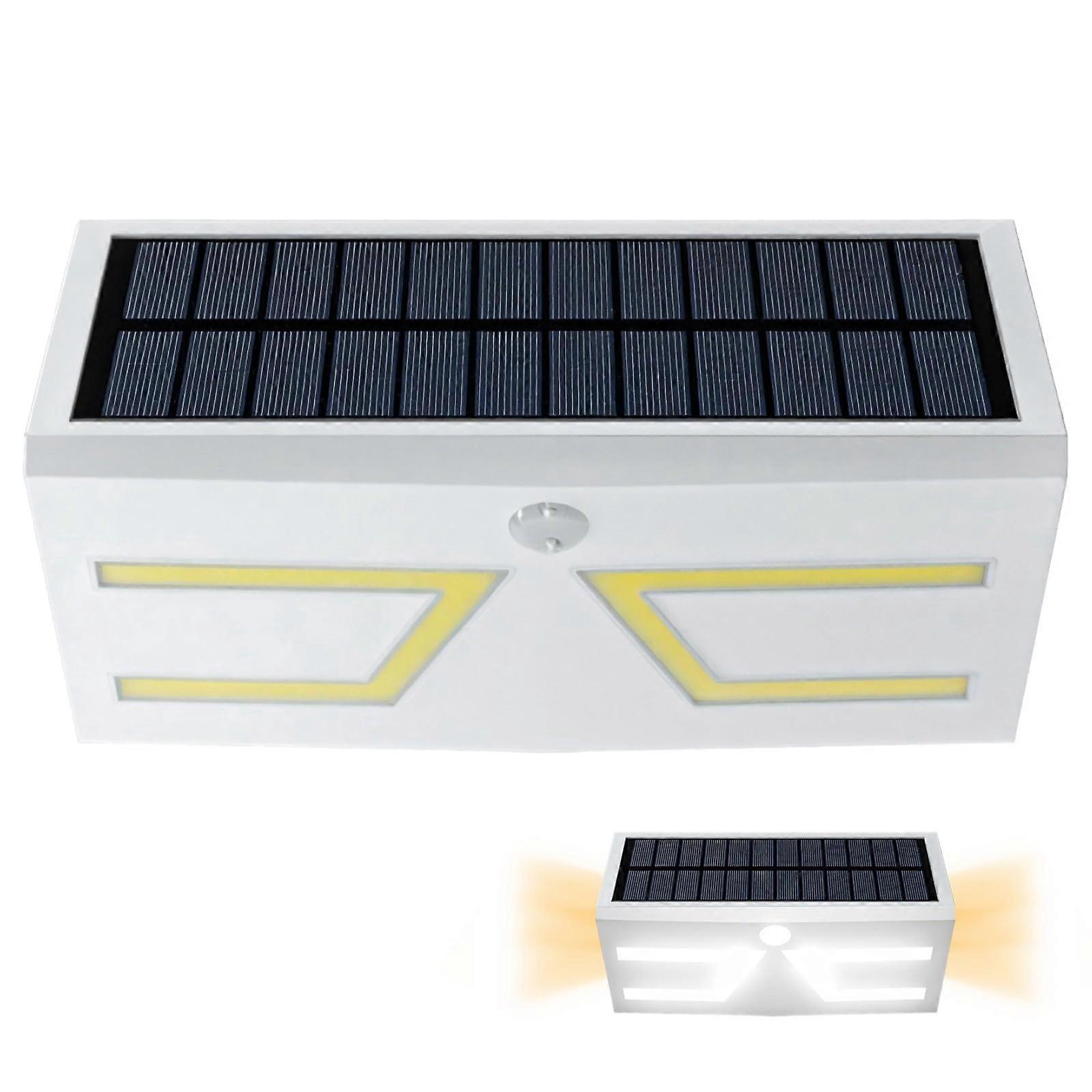 Solar Led Lights Outdoor Motion Sensor Waterproof Adjustable Brightness For Garden And Street