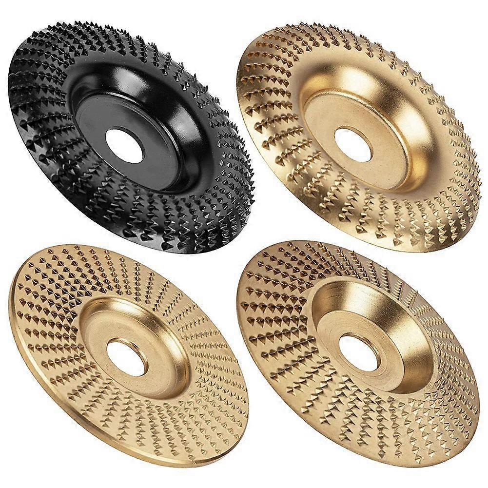 4PC Angle Grinder Wood Carving Disc Set,for Angle Grinder Attachments