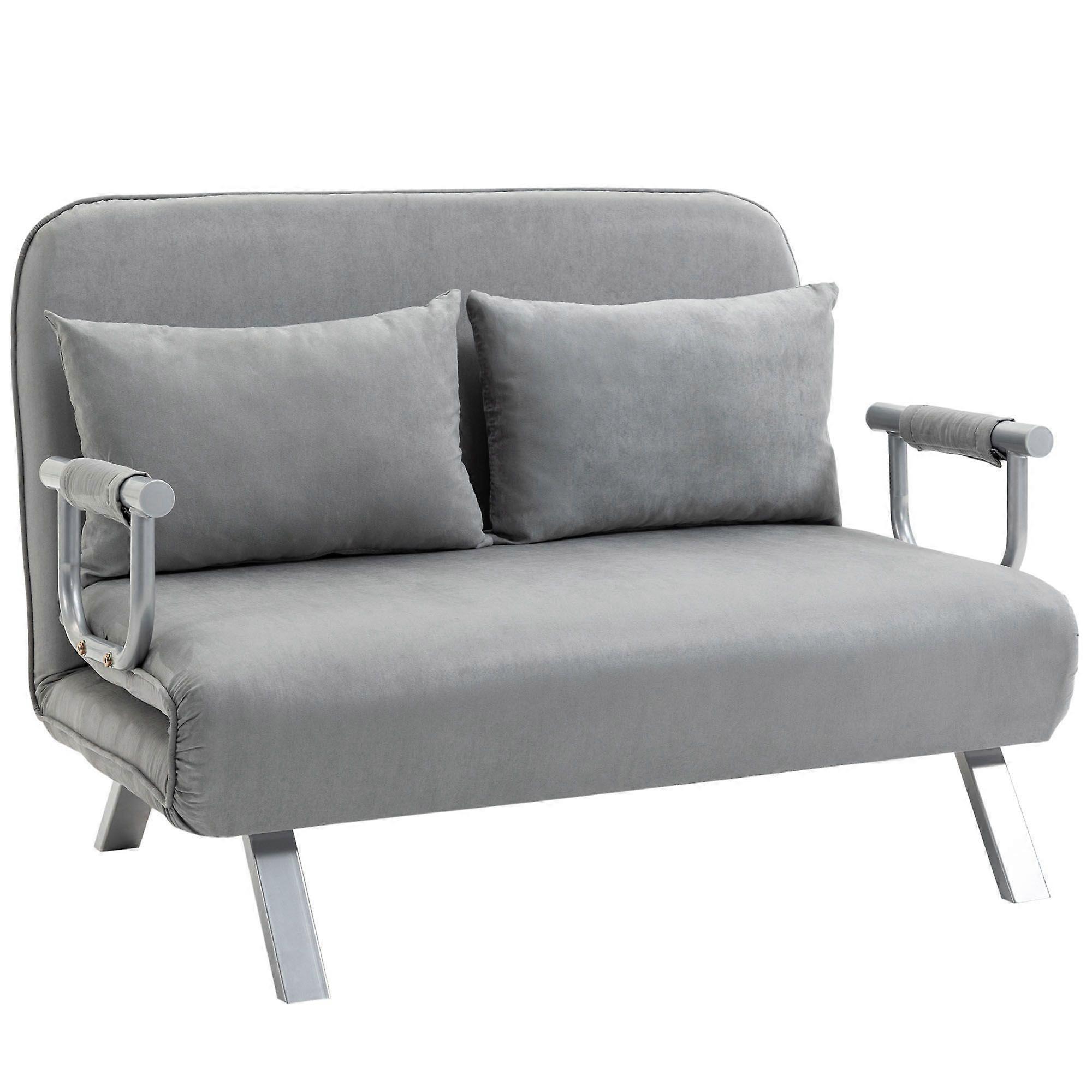 Two Seater Click Clack Sofa Bed for Living Room