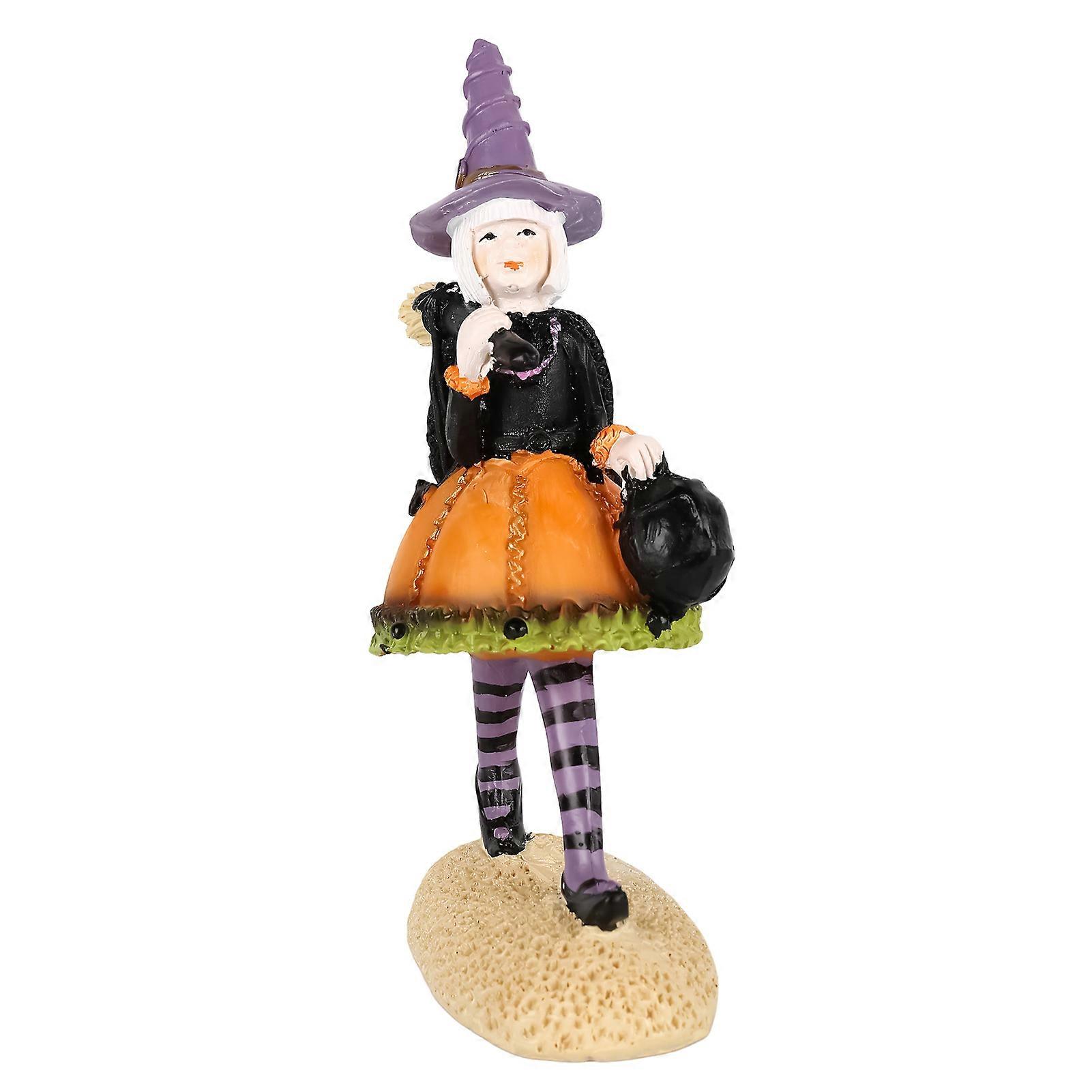 Statue de Sorci��re Cr��ative en R��sine, D��coration de Bureau, Jardin, Maison