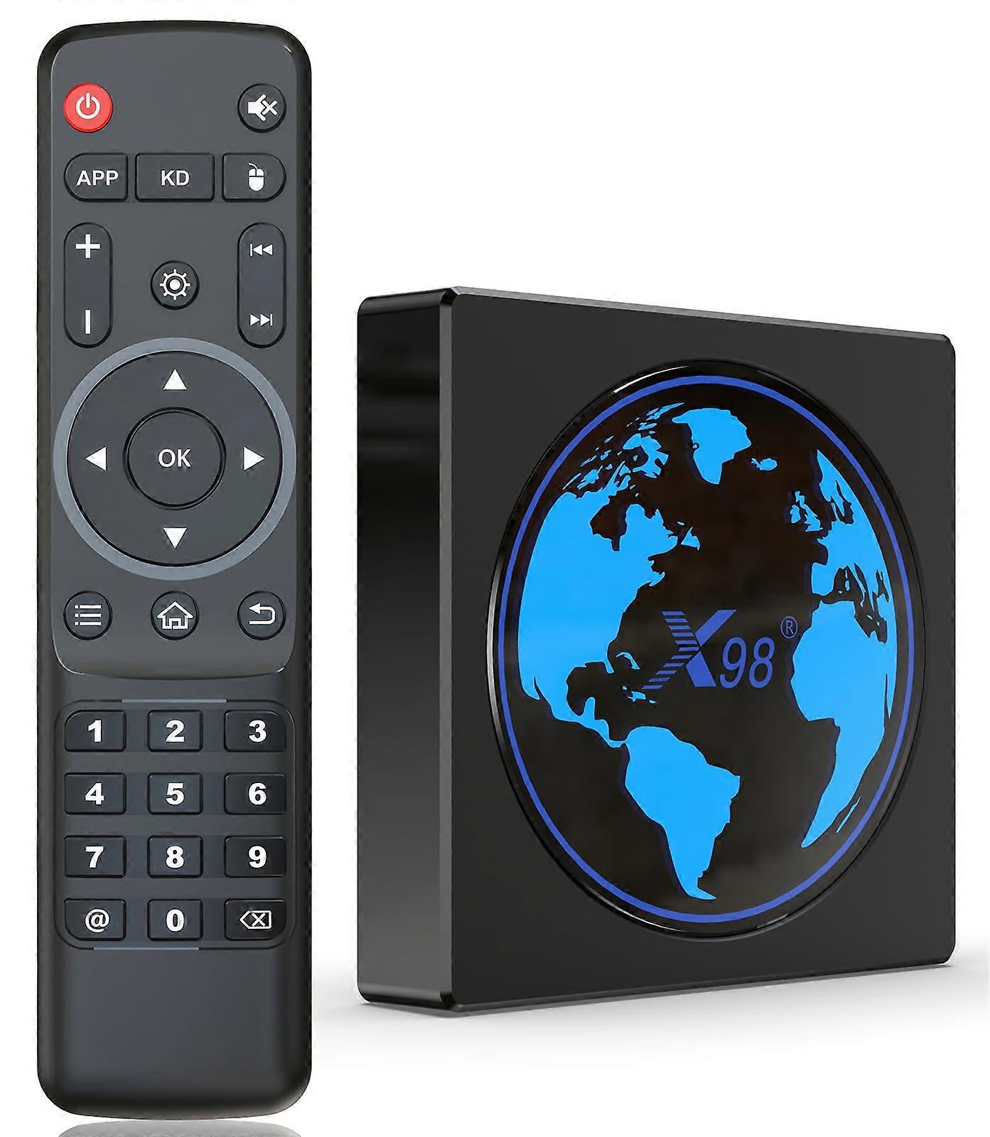 Android 11.0 TV Box X98 Mini 4K HDR10, 2GB RAM 16GB ROM, WiFi 2.4G/5G, BT 5.0, 100M Ethernet, Amlogic S905W2