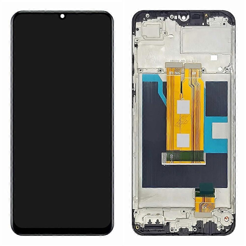 LCD Screen and Digitizer Assembly + Frame Compatible For Realme Note 60 / 60x 4G Grade B (without Logo)