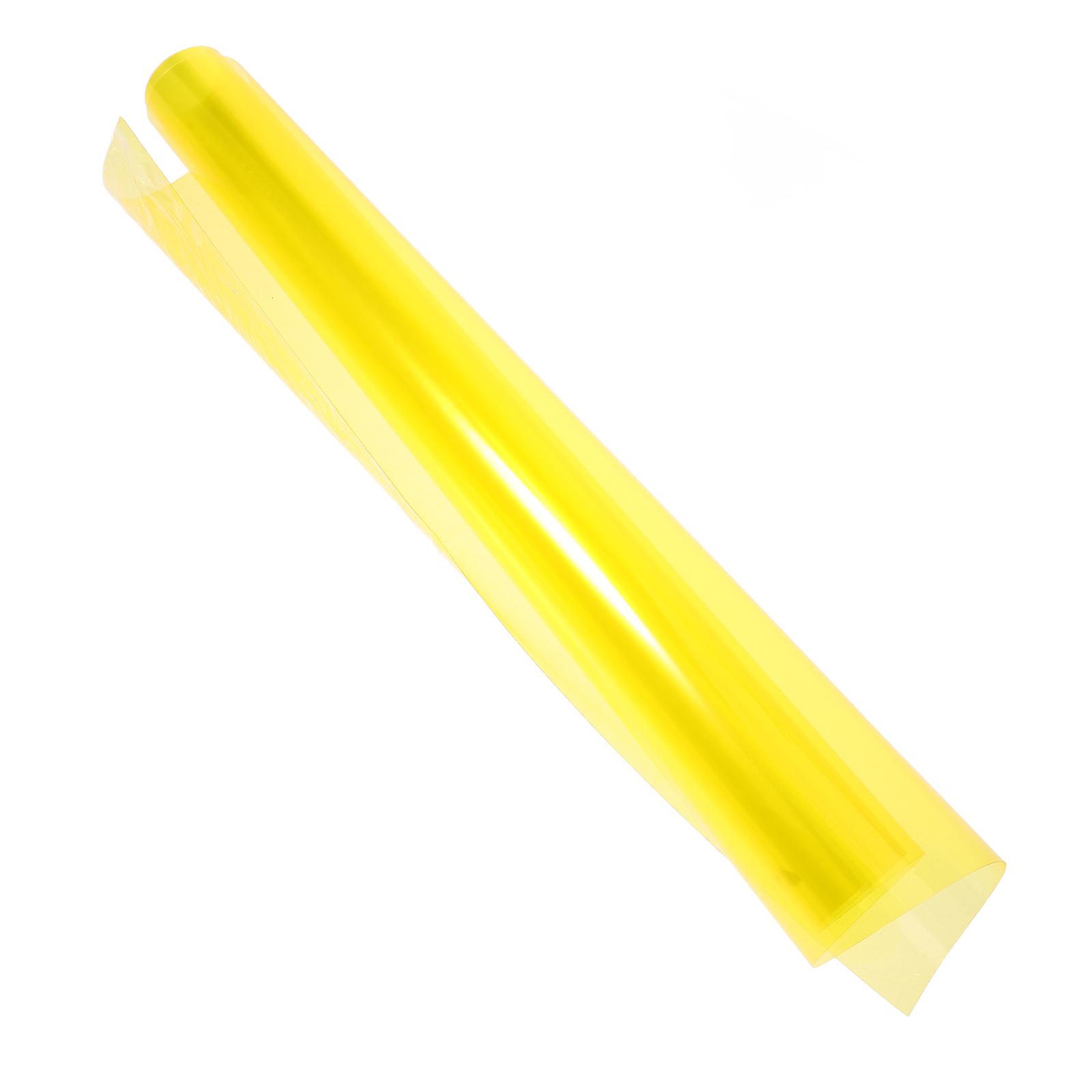 Headlight Film for Car Use with 3Pcs Yellow Tint Vinyl Sheets