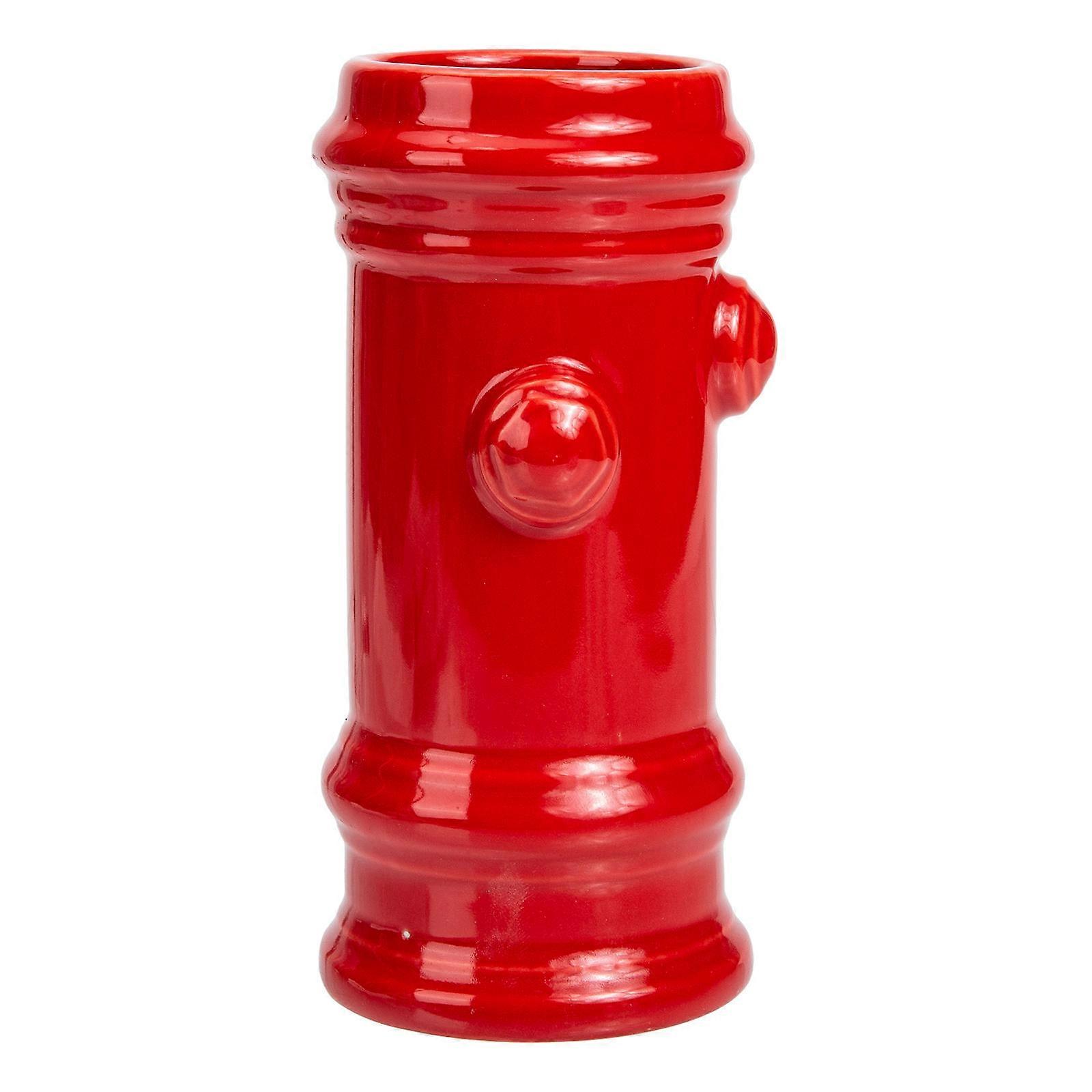 Red Ceramic Tiki Cup Fire Hydrant Cocktail Cup for Drinking Use