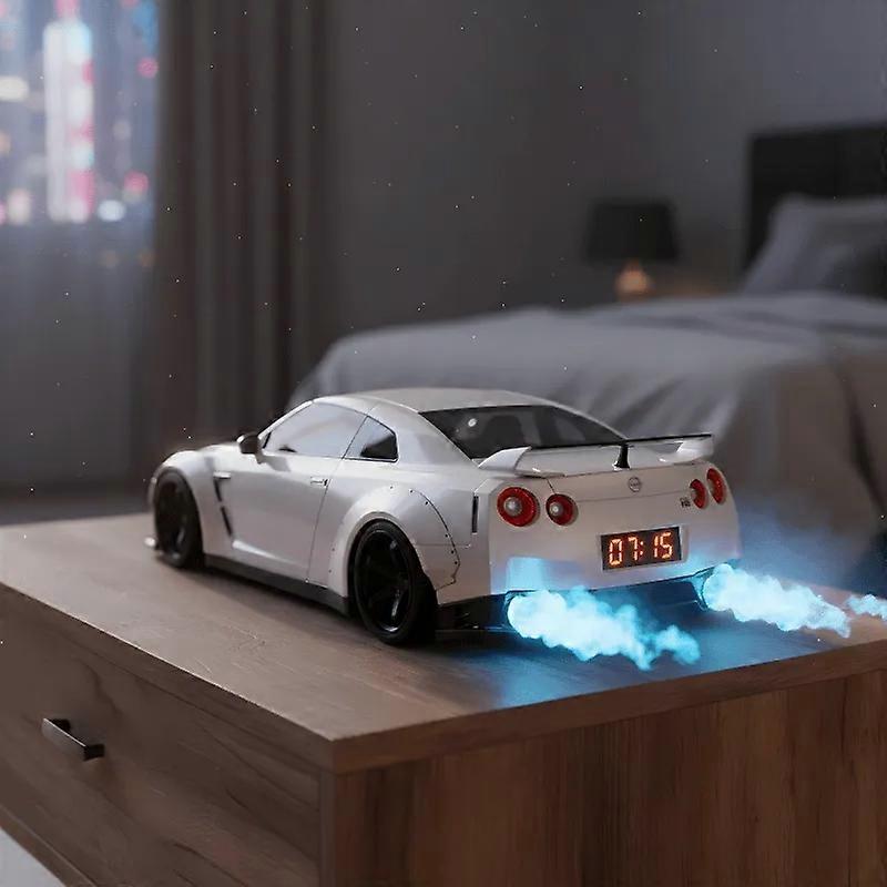 Hypercar Alarm Clock Realistic Engine & Light Effects