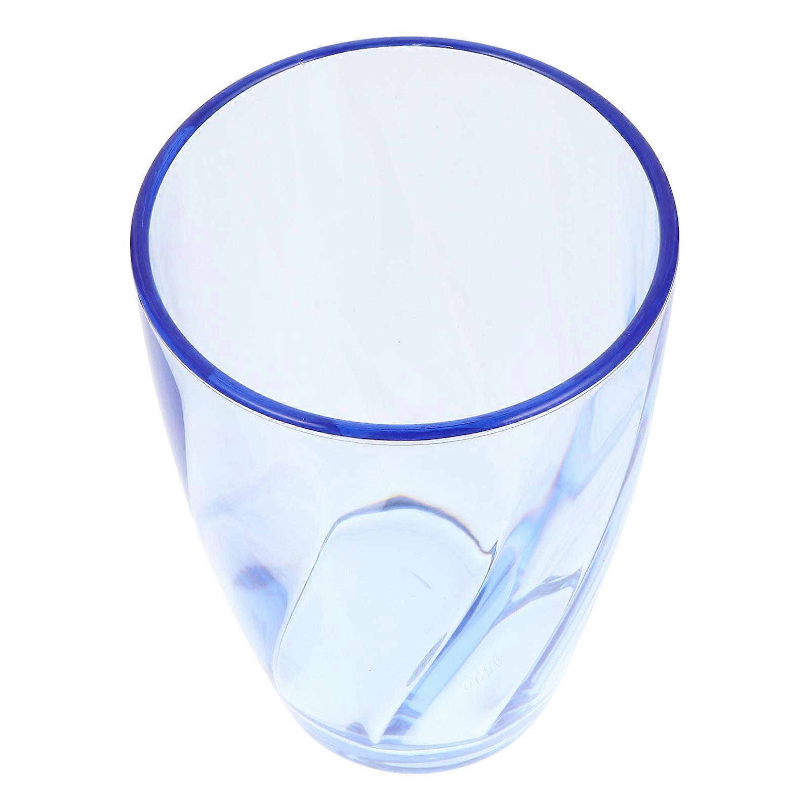 Acrylic Wine Cup for Drinking Use 1Pcs Blue Creative Beverage Cup