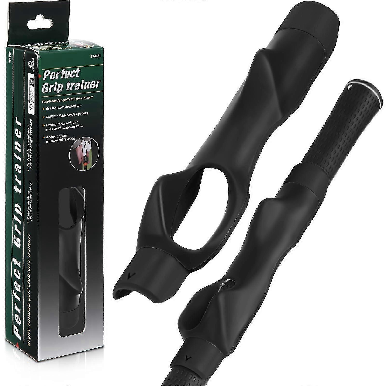 26-27 2 Pack Golf Grip Trainer Attachment for Improving Hand Positioning and Posture Correct