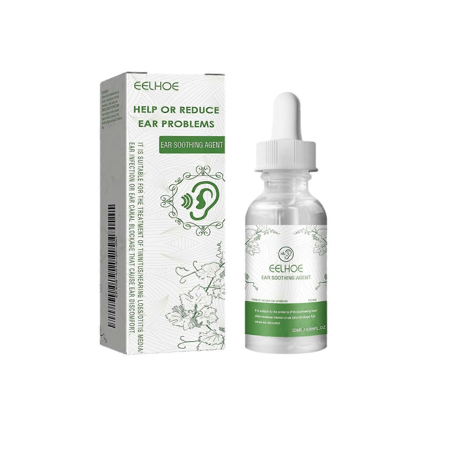 3X Eelhoe Soothing Ear Oil 20ml – Tinnitus Treatment for Ear Ringing, Itching & Ache