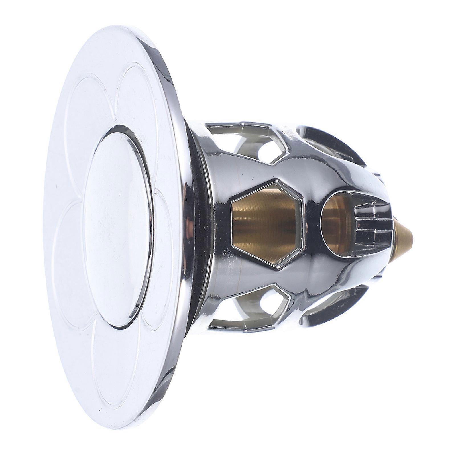 Silver Bathtub Drain Plug Sink Stopper for Basin Use Copper Quality