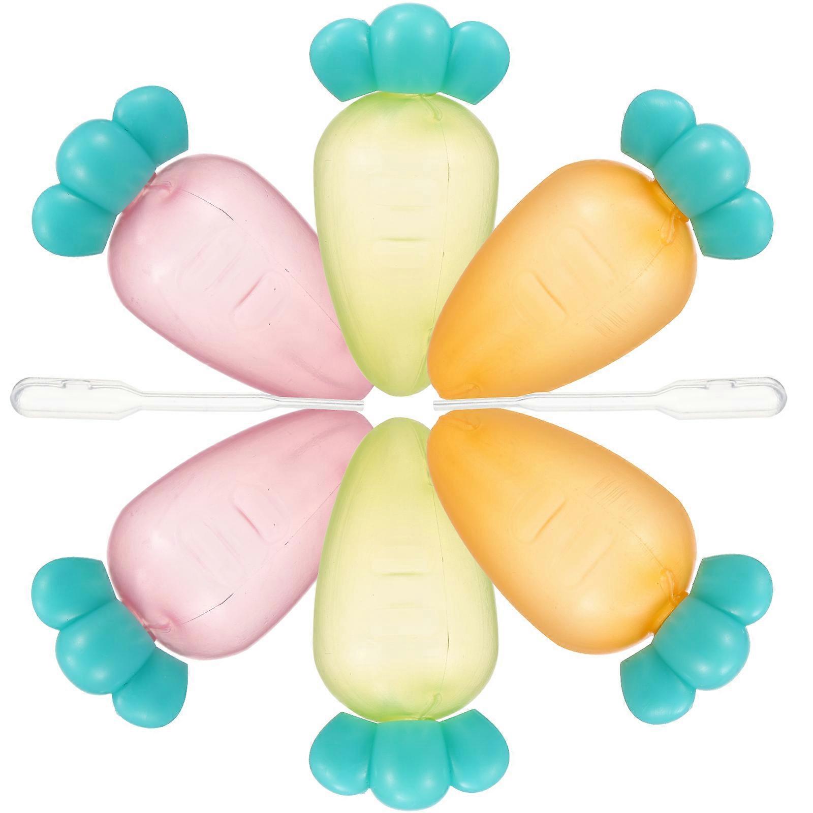 Portable Sauce Bottles for Storing Made of PP Material Assorted Color 2 Sets Lightweight