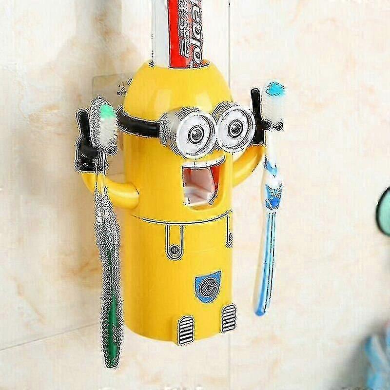 Wall-mounted Automatic Dispenser Squeezing Toothpaste