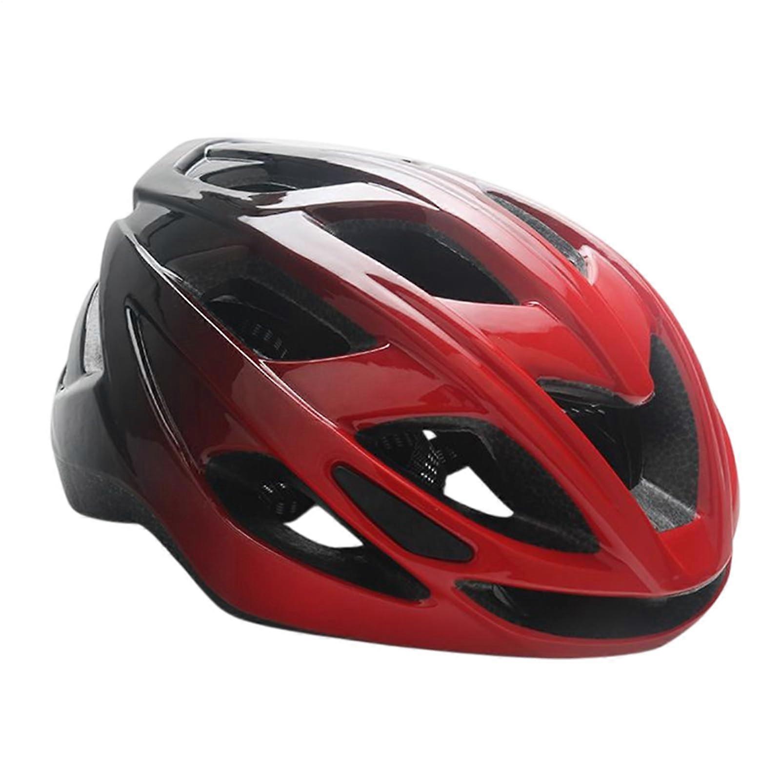 Adult Bike Helmet with Rechargeable Safety Light, 360° Adjustable Fit for Road and Mountain Cycling