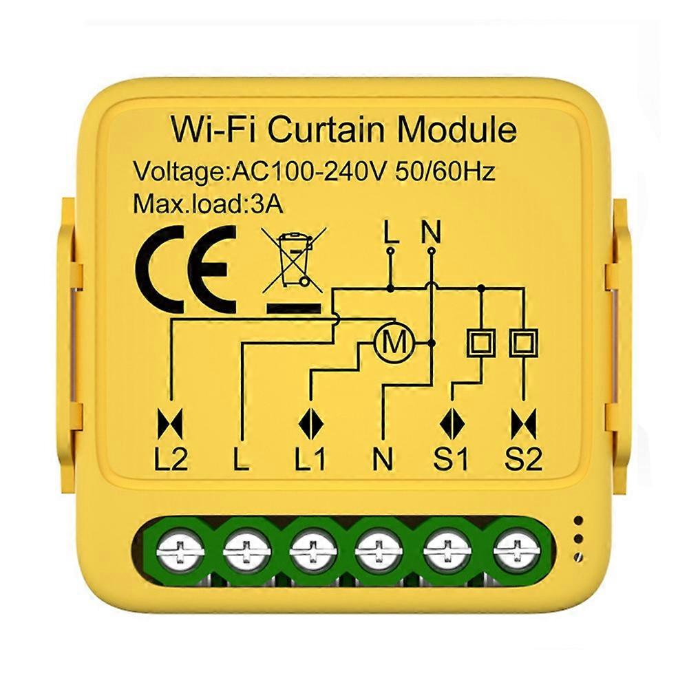 Tuya WIFI Curtain Switch Module Connected Roller Shutters Motor