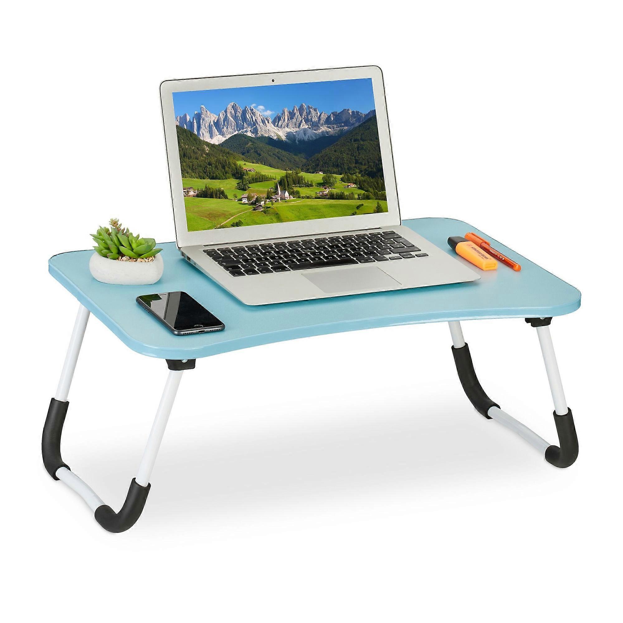 Hellblauer Laptoptisch