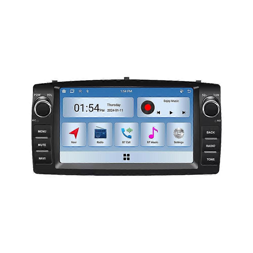 7'' Android Stereo Head Unit 6GB+128GB for Toyota Corolla E120 2003 2004 - 2006 Double DIN CarPlay Android Auto Touch Screen Bluetooth