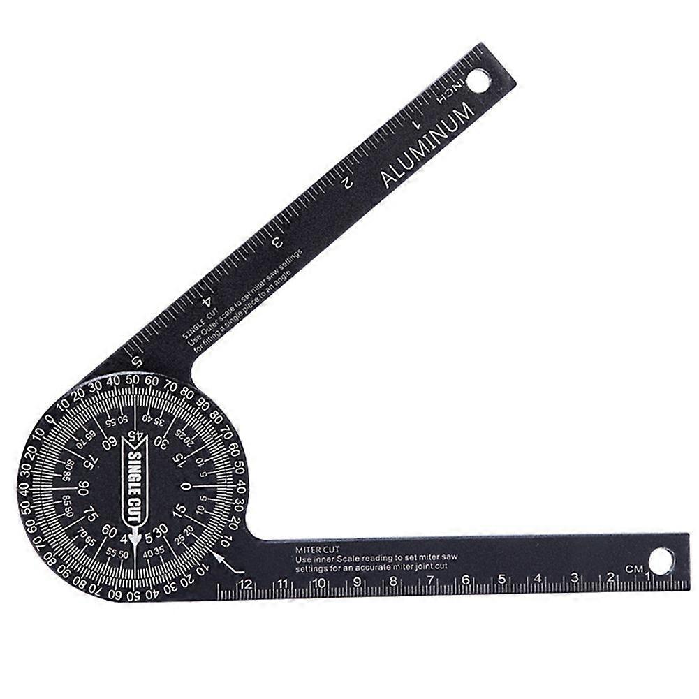 360 Degree Horizontal Protractor DIY Angle Ruler Positioning Angle Measuring Instrument
