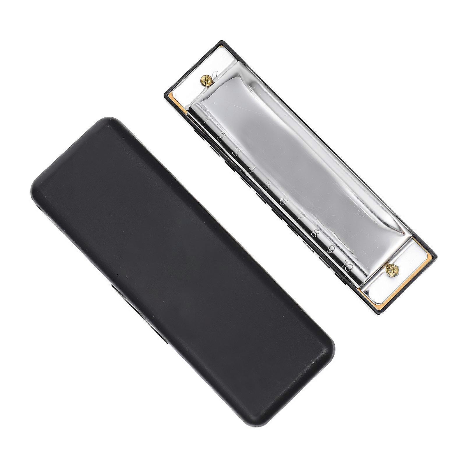 Blues Harmonica 10-Hole 20-Tone Durable Harmonica for Music Lover 1Pcs