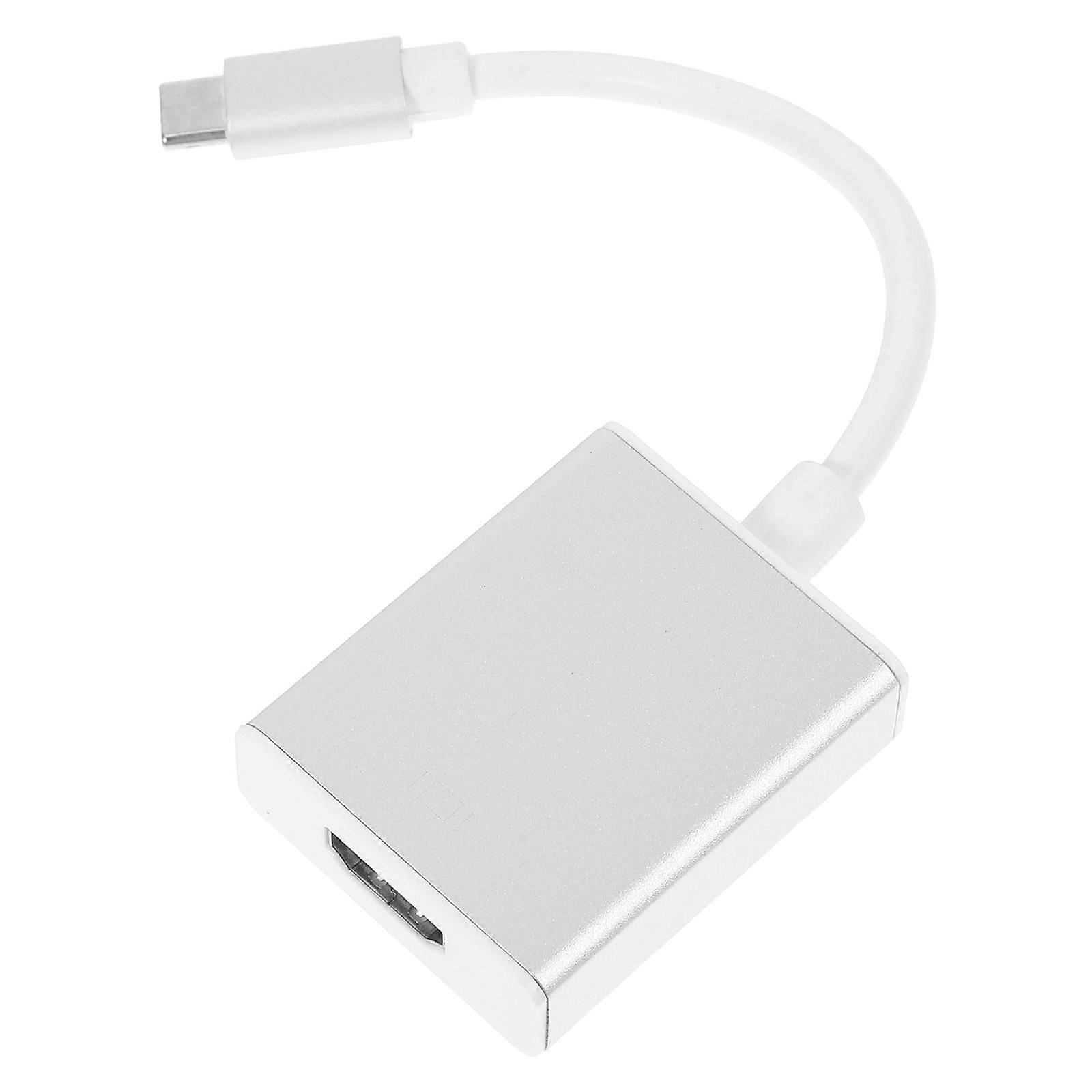 Type-C Adapter Cable for Data Transmission USB-C 3.1 Silver