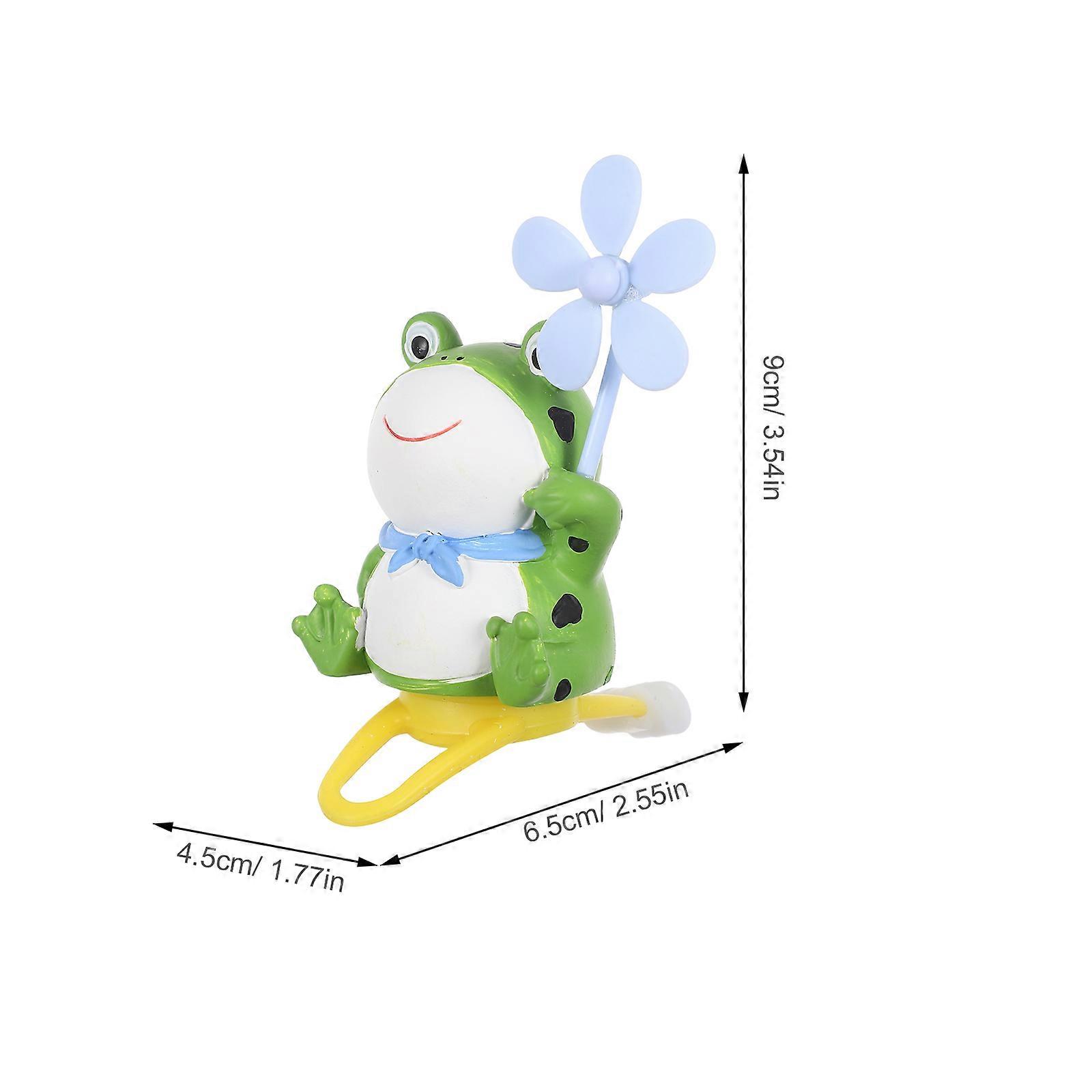 Frog Appearance Electric Bike Handlebar Decor Propeller for