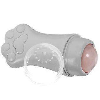 Gesichts- und Augenmassagegerät für Frauen, grau, ABS