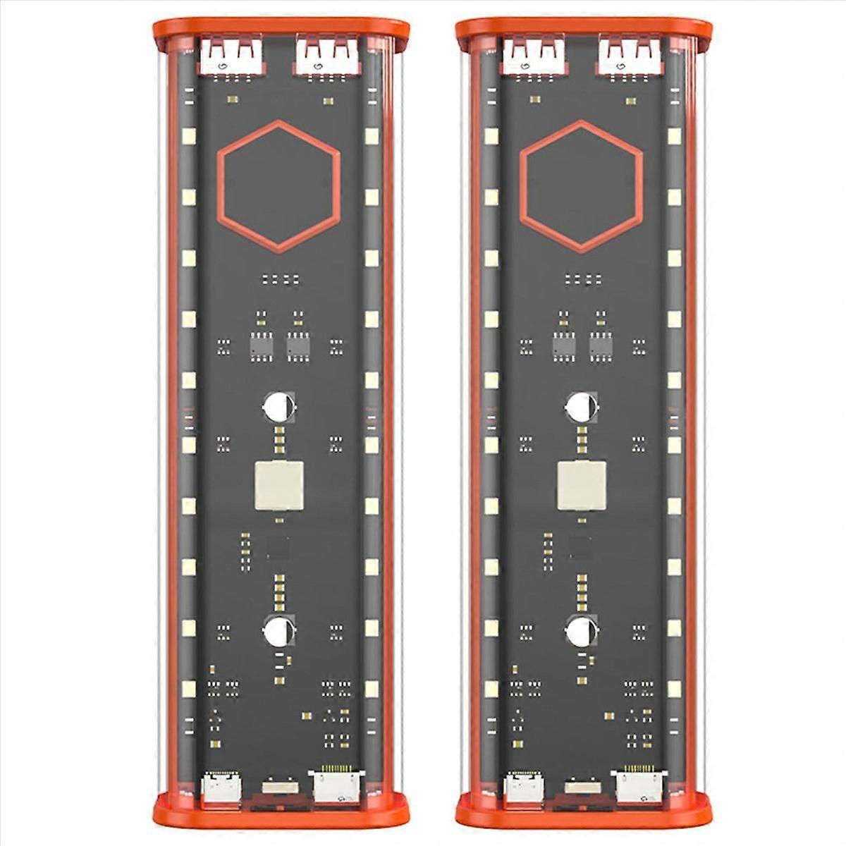 21700 DIY Power Bank Case LED Screen Battery Storage Shell A