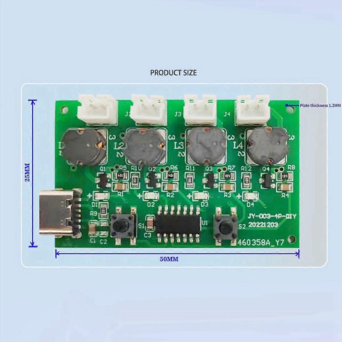 Four- Humidifier Module Control Board Atomizer Driver Board, C