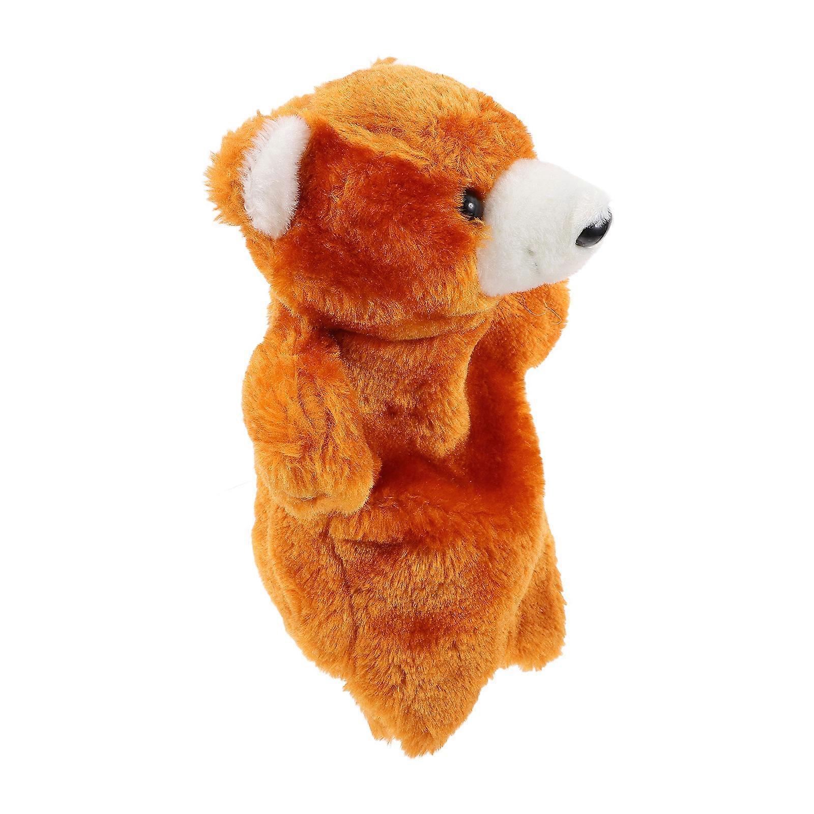 Educational Bear Puppet Interactive Hand Puppet for Kids Storytelling