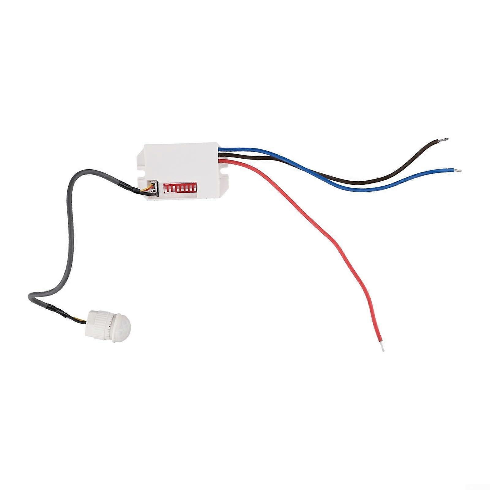 PIR Motion Sensor Light Switch with 360° Recessed Ceiling Occupancy Detection and Adjustable Sensitivity